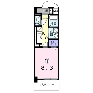 グランフェリス【2階】の間取り