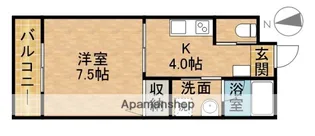 アーバンヒルズ元浜【1階】の間取り