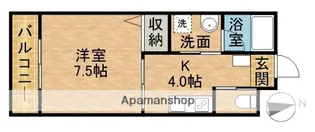 アーバンヒルズ元浜【1階】の間取り