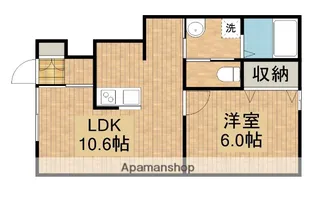 AFC RESIDENCE 上石田【1階】の間取り