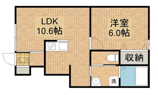 AFC RESIDENCE 上石田【1階】の間取り