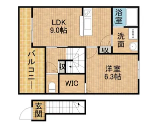 LOTUS新居【2階】の間取り