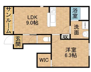LOTUS新居【1階】の間取り