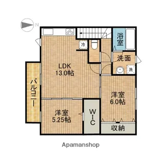 フォルトゥーナ【2階】の間取り