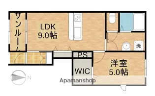 LOTUS篠原【1階】の間取り