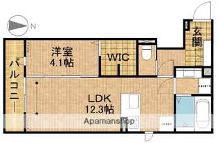 D−ROOM中島【2階】の間取り