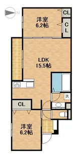 LACASA天龍川町【2階】の間取り