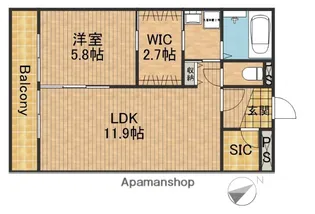 PALACE MOOYO【3階】の間取り