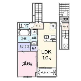 ベル・グラース【2階】の間取り