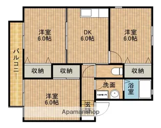 LE COUPLE B【1階】の間取り