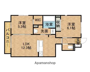 ノワール【1階】の間取り