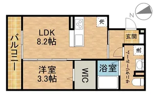 T−SUCCESS【3階】の間取り