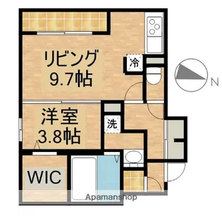 D−HILLS二之宮【1階】の間取り