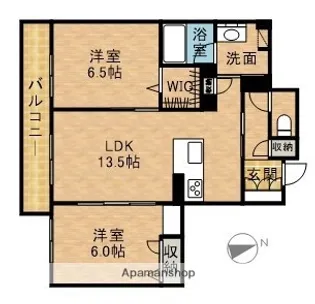 LE CHAINON【3階】の間取り