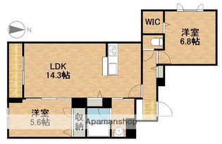 イルストーン古川【3階】の間取り