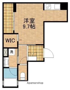 グリシーヌ砂山【201号室】の間取り