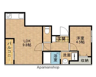 サントノーレ【1階】の間取り