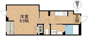 仮)シェルル・スターテラス和合【1階】の間取り