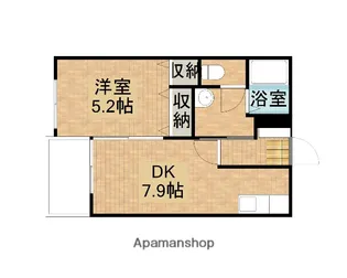 リヴュールA【2階】の間取り