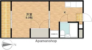 パンセ【101号室】の間取り