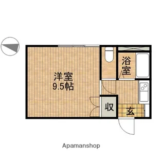エムズビル【303号室】の間取り
