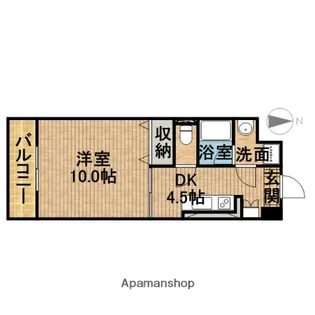 STATION FRONT【4階】の間取り
