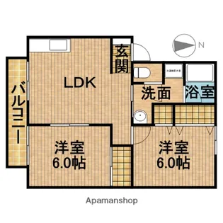 LIVE IN U【1階】の間取り