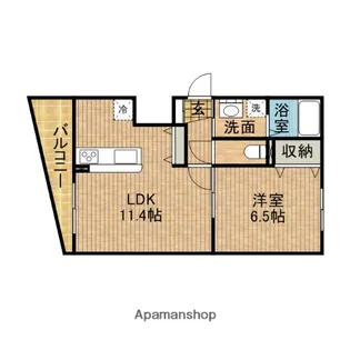 ライフアドバンス【4階】の間取り