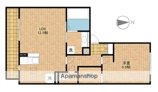 CASA FELICE B【2階】の間取り