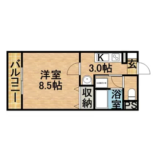 ベルソーナ【2階】の間取り