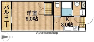 プロムナードⅠ【3階】の間取り