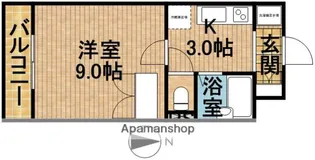 ストーク8【3階】の間取り