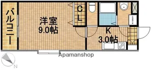 1Kの間取り画像