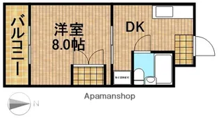 ウイング高丘Ⅴ【1階】の間取り