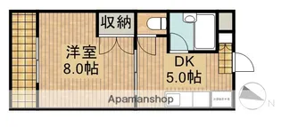 コーポレティブハウスⅡ【1階】の間取り