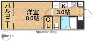 ベル・フローラ【3階】の間取り