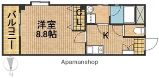 フォーレ三和Ⅱ【3階】の間取り