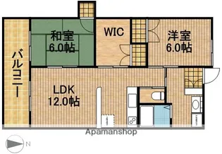 323BLD【4階】の間取り
