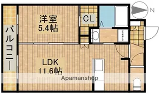ストークヒルズ浜北【1階】の間取り