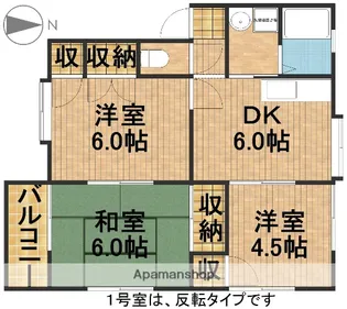 パレ・フローレンス【102号室】の間取り