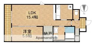 ザ クレスト元浜【2階】の間取り