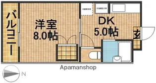 コンフォール【1階】の間取り
