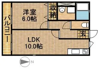 ハイムシュタイン【1階】の間取り