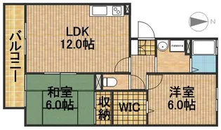 エスパシオ【2階】の間取り