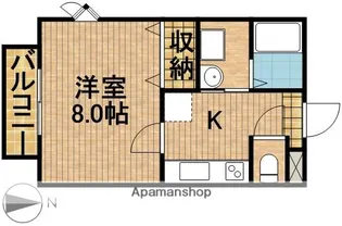 スターダム【2階】の間取り
