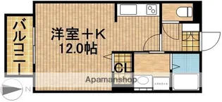 どれみ【A2号室】の間取り