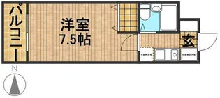 フォーラム和地山【207号室】の間取り