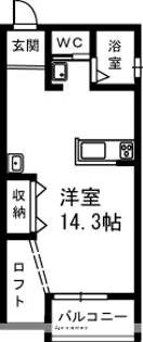 サライ萩丘【201号室】の間取り