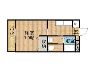 エスポワールNK【1階】の間取り