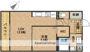 ラパノス【2階】の間取り